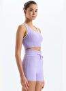 Line Detailed Eyelash Sports Bra Amethyst Purple — Product image 19 of 30