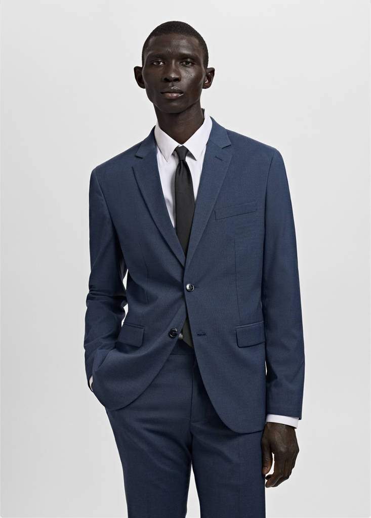 Super slim-fit suit jacket in stretch fabric — Product image 3 of 30