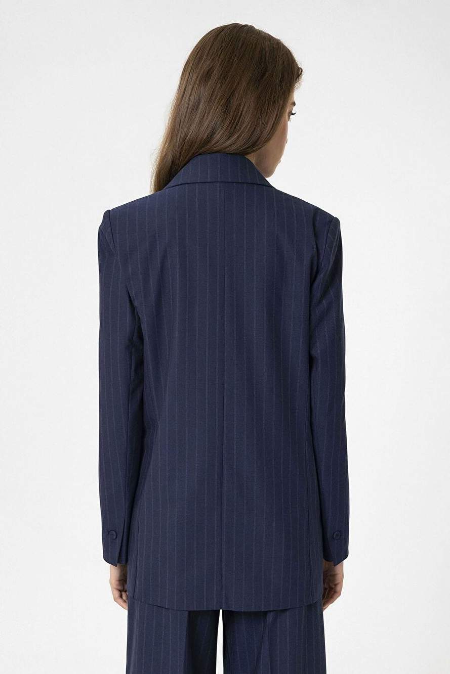 Antioch Navy Kadn Single Dugme Jizz Blazer Jacket — Product image 8 of 8