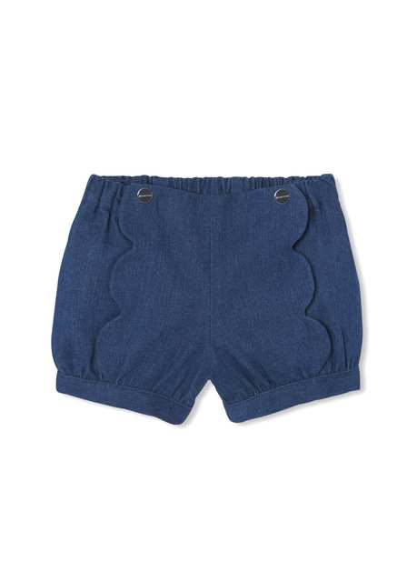 Light Jeans Color Denim Girl Baby Shorts