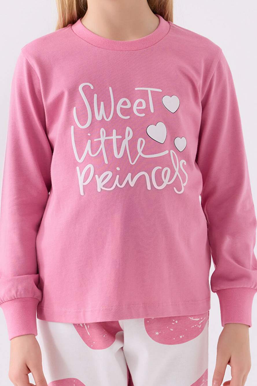 Rolypoly Kız Çocuk Pembe Uzun Kol Pijama Takım — Product image 7 of 10