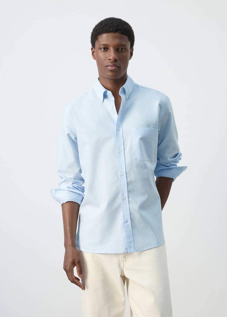 Lightweight Oxford shirt 100% cotton regular fit — Product image 30 of 30