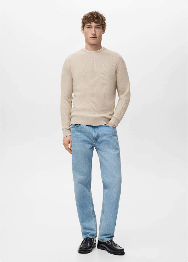 Fine rib-knit cotton sweater — Product image 26 of 30