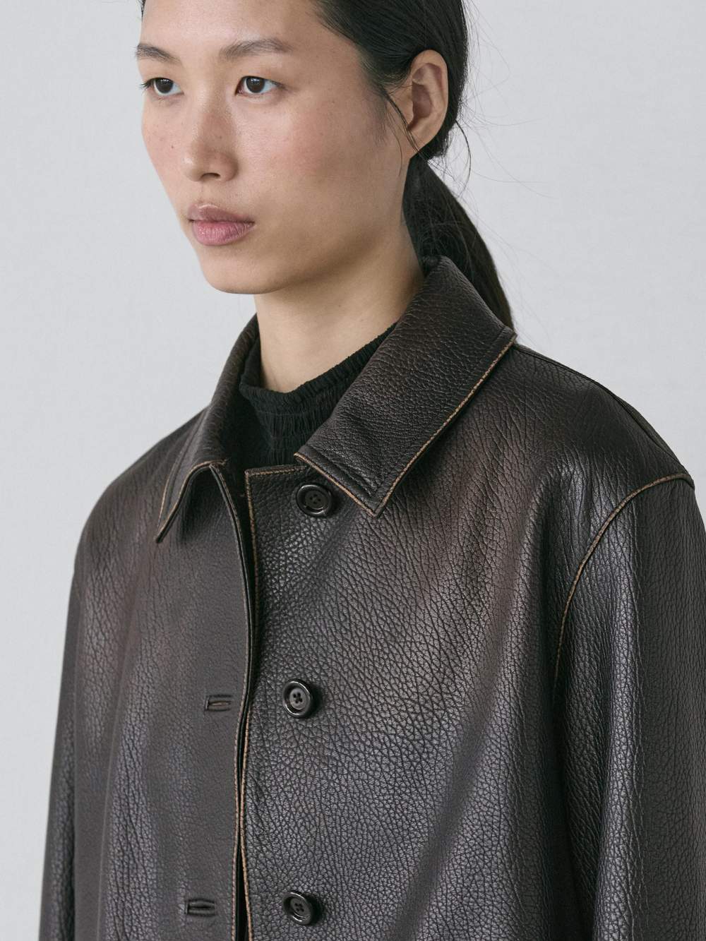 Short nappa leather jacket — Product image 6 of 19