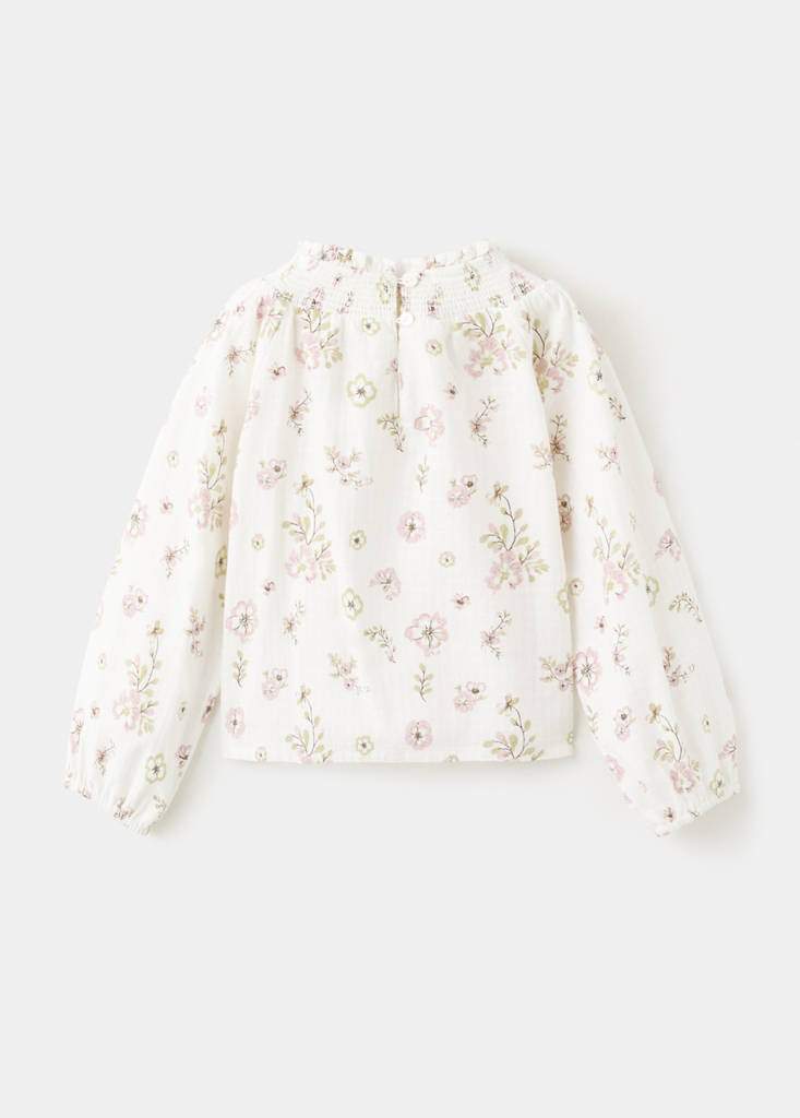 Cotton blouse with floral pattern — Product image 6 of 7