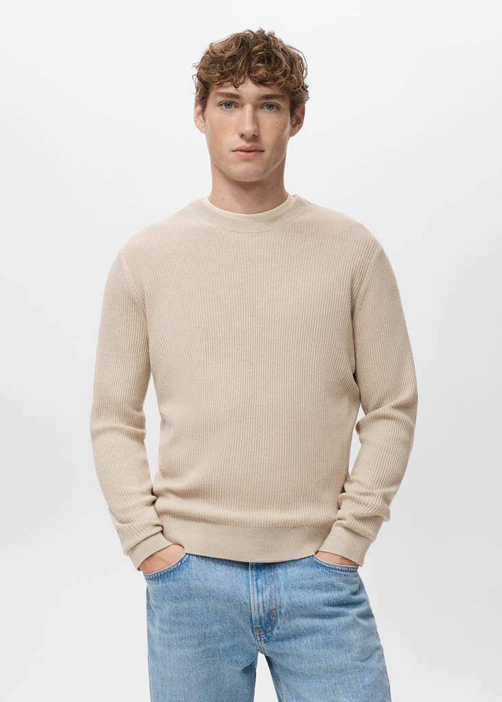 Fine rib-knit cotton sweater — Product image 27 of 30