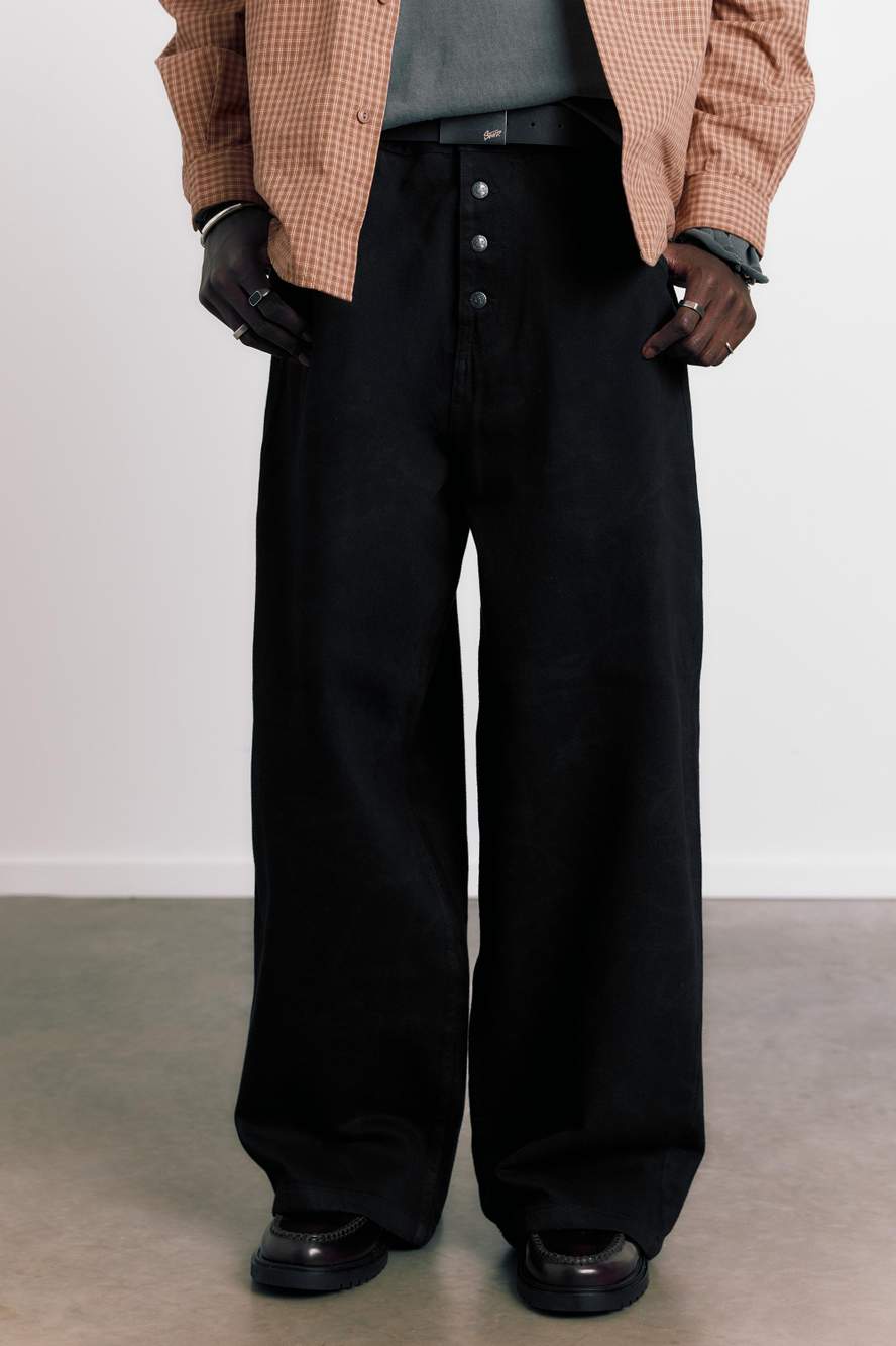 Laser print baggy jeans — صورة المنتج 17 من 25