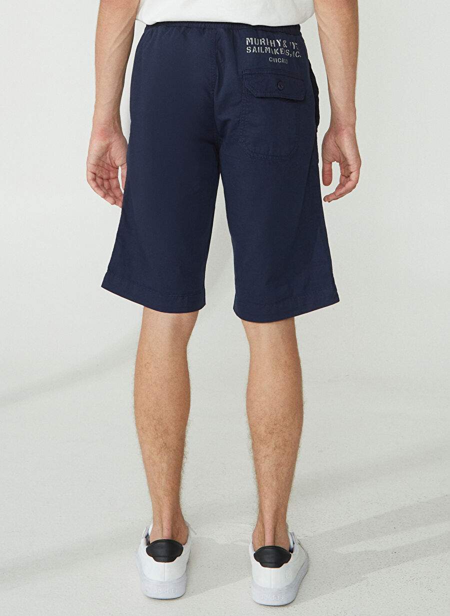 Murphy&Nye Lacivert Erkek Bağlamalı Bel Şort DAYSHAPE SHORT — صورة المنتج 6 من 6