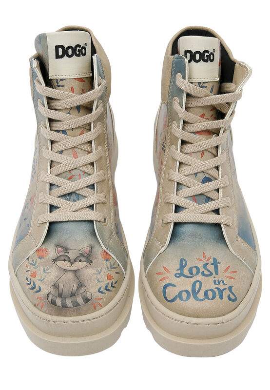 Women Vegan Leather Beige Boots - Lost in Colors Design — Product image 3 of 8