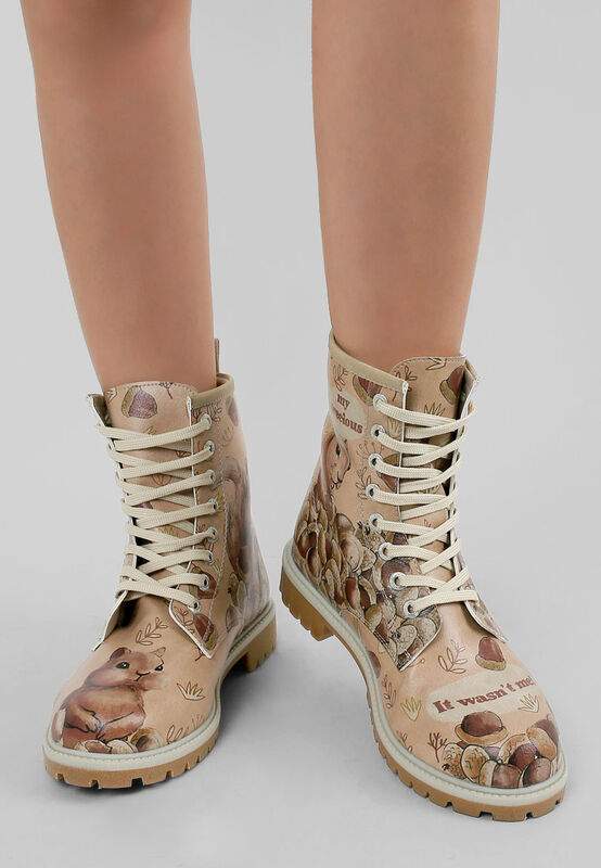 Women Vegan Leather Beige Long Boots - It wasn't Me Design — Product image 8 of 8
