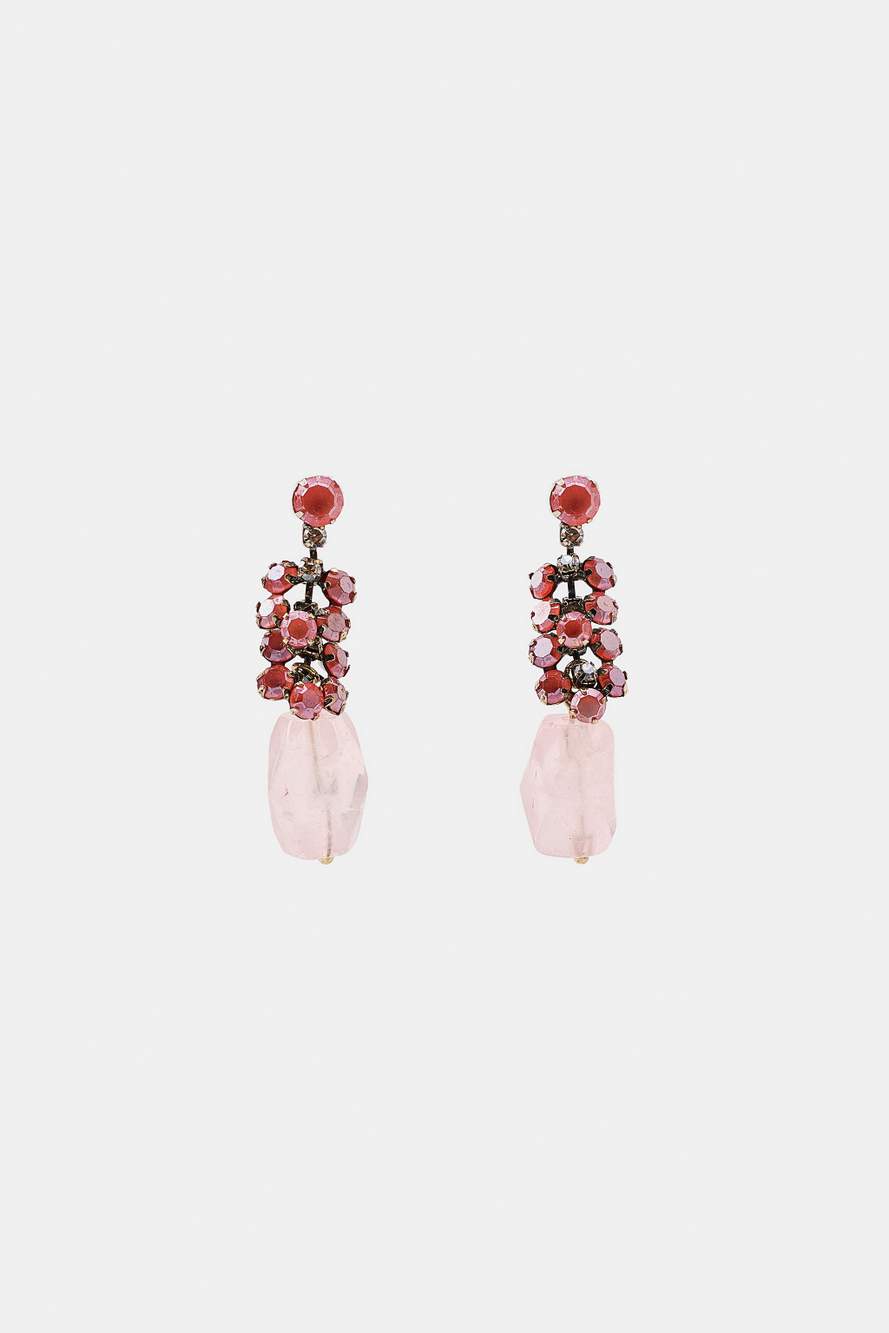 SHINY STONE EARRINGS — Product image 3 of 4
