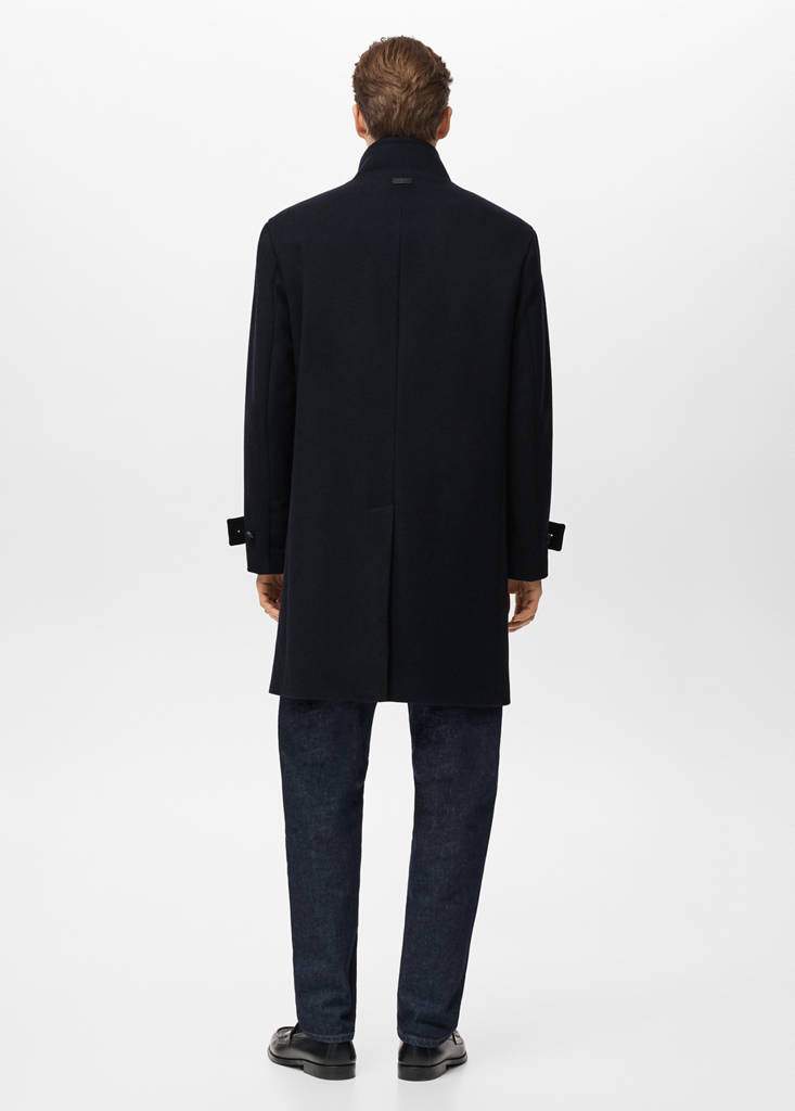 Wool funnel neck coat — Product image 20 of 20