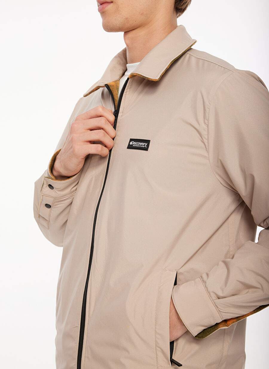 Discovery Expedition Khaki Men's Relaxed Fit Check Jacket D3WM-MNT6 — Product image 13 of 15