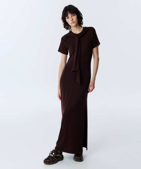 Necktie Strapped Pliers Dress