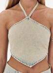Seday Dirty Green Ucgen Kot Crop — Product image 10 of 35
