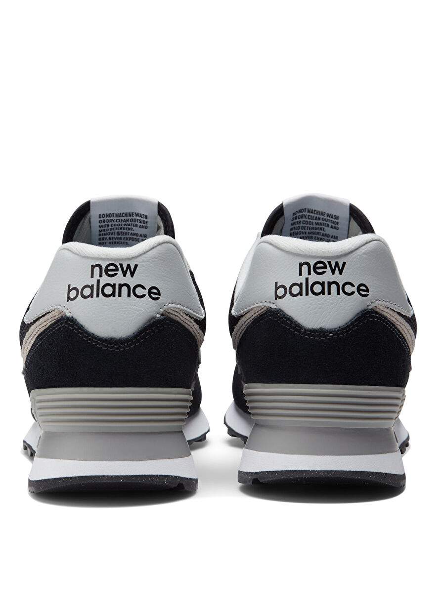 New Balance 574 ML574EVB NB Black Suede Men's Walking Shoes — Product image 5 of 8