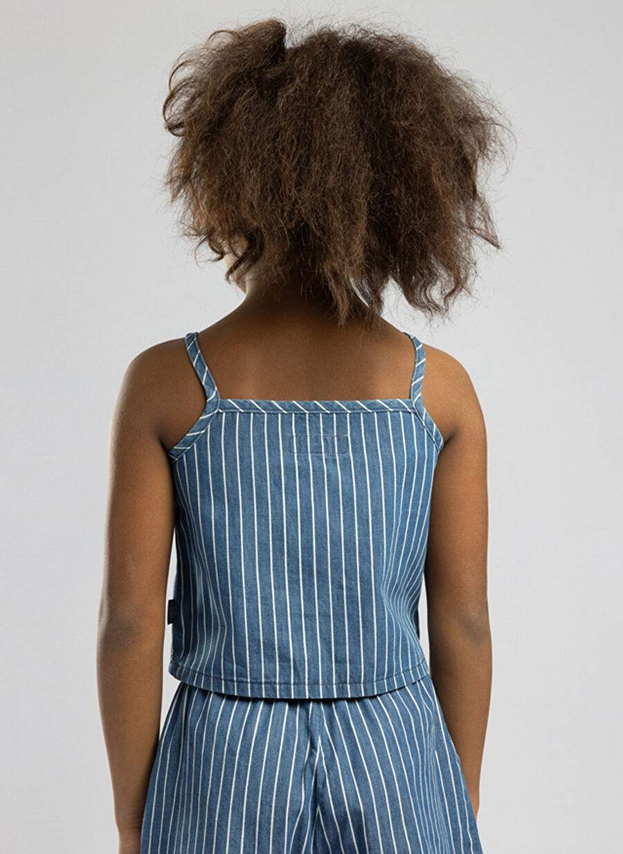 لي كوبر بلوزة مخطط بلوزة 262 LCG 142001 ADEES DENIM — صورة المنتج 4 من 5