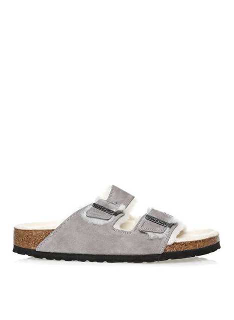 Birkenstock Gri Kadın Süet Terlik 1017403 ARIZONA