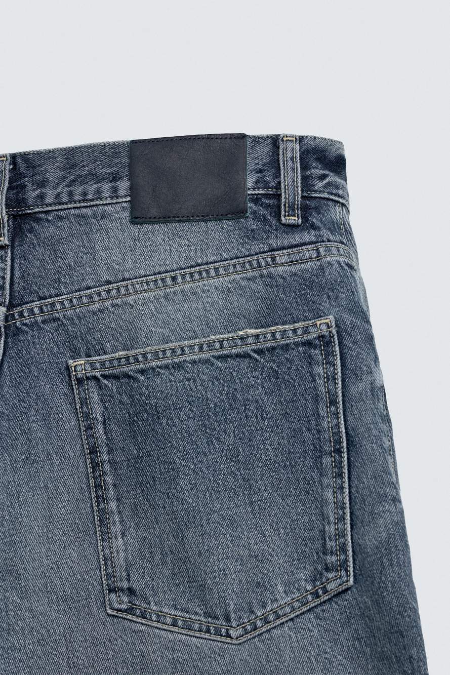 RELAXED FIT DENIM BERMUDA SHORTS — Product image 10 of 10