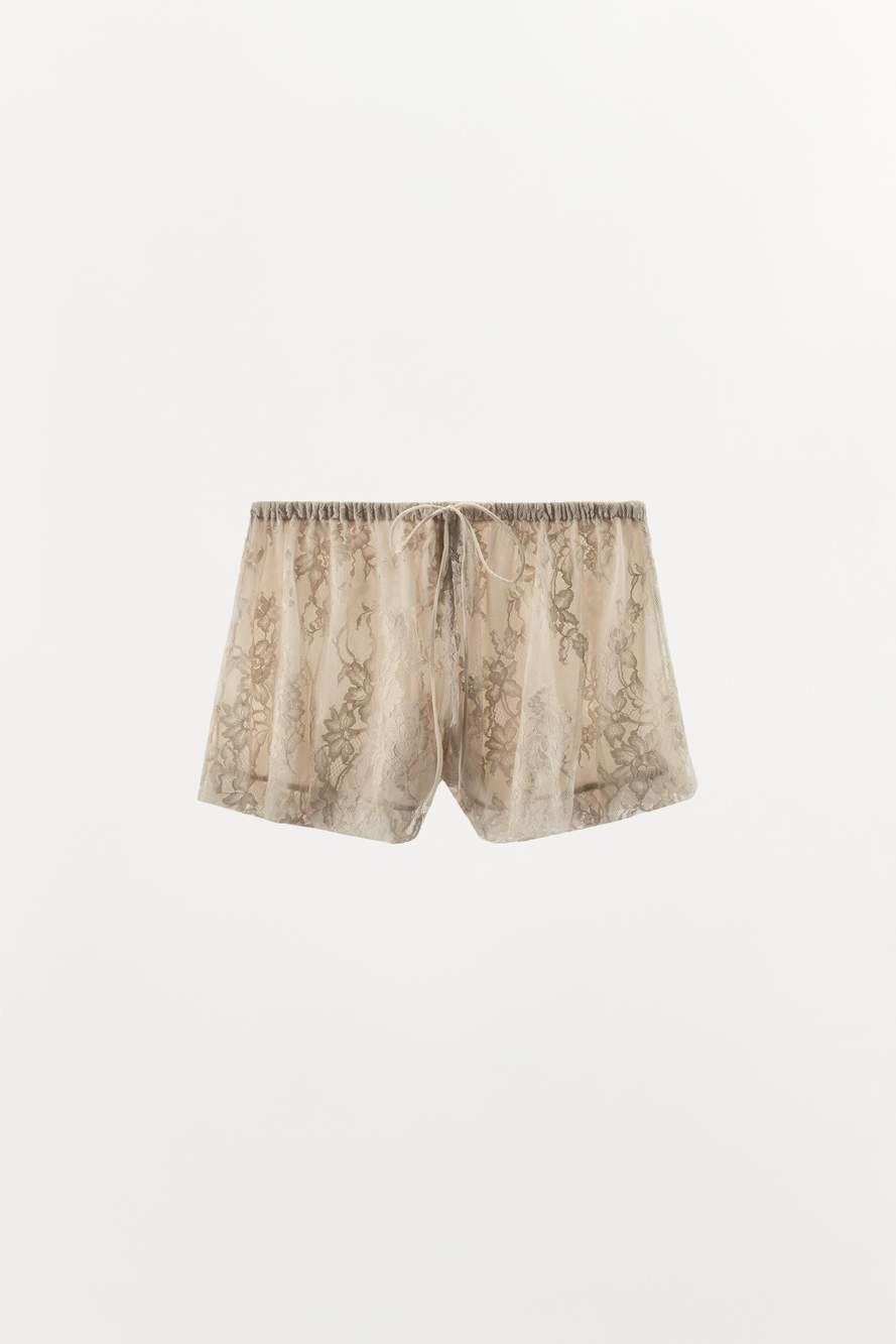 LACE SAROUEL SHORTS — Product image 12 of 14