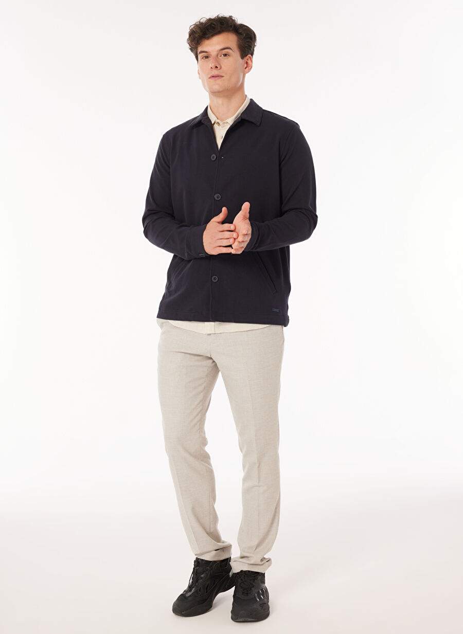 Beymen Business Navy Men's Coat 4B0824200002 — Product image 4 of 7