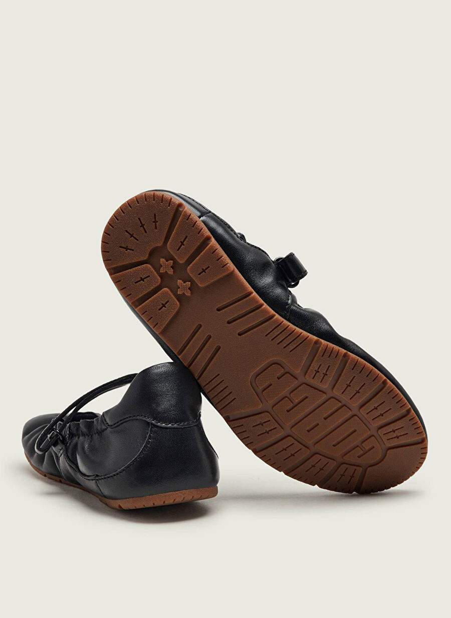 Black Women's Leather Ballet Flats — Product image 4 of 4