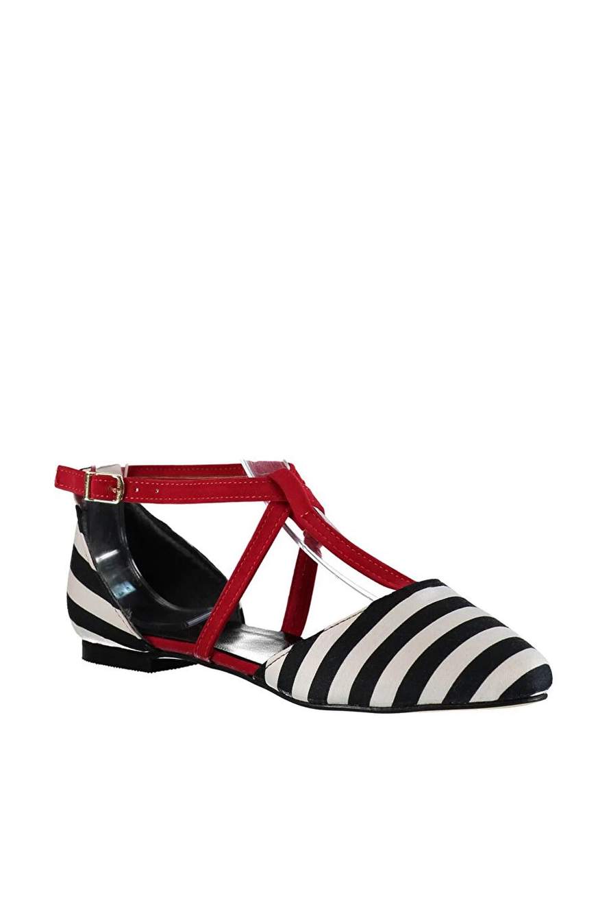 Fox Shoes Black & White Women's Ballet Flats1504 — Product image 4 of 5