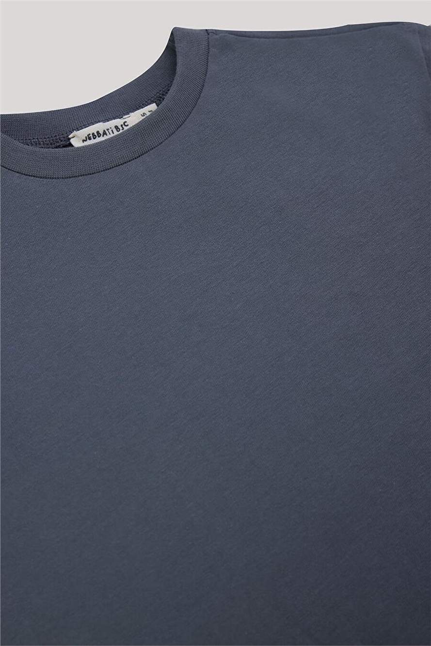 Nebbati Basic Men's Boy Grey T Shirt — Product image 3 of 3