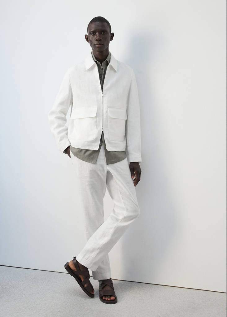 100% linen jacket with pockets — Product image 9 of 30
