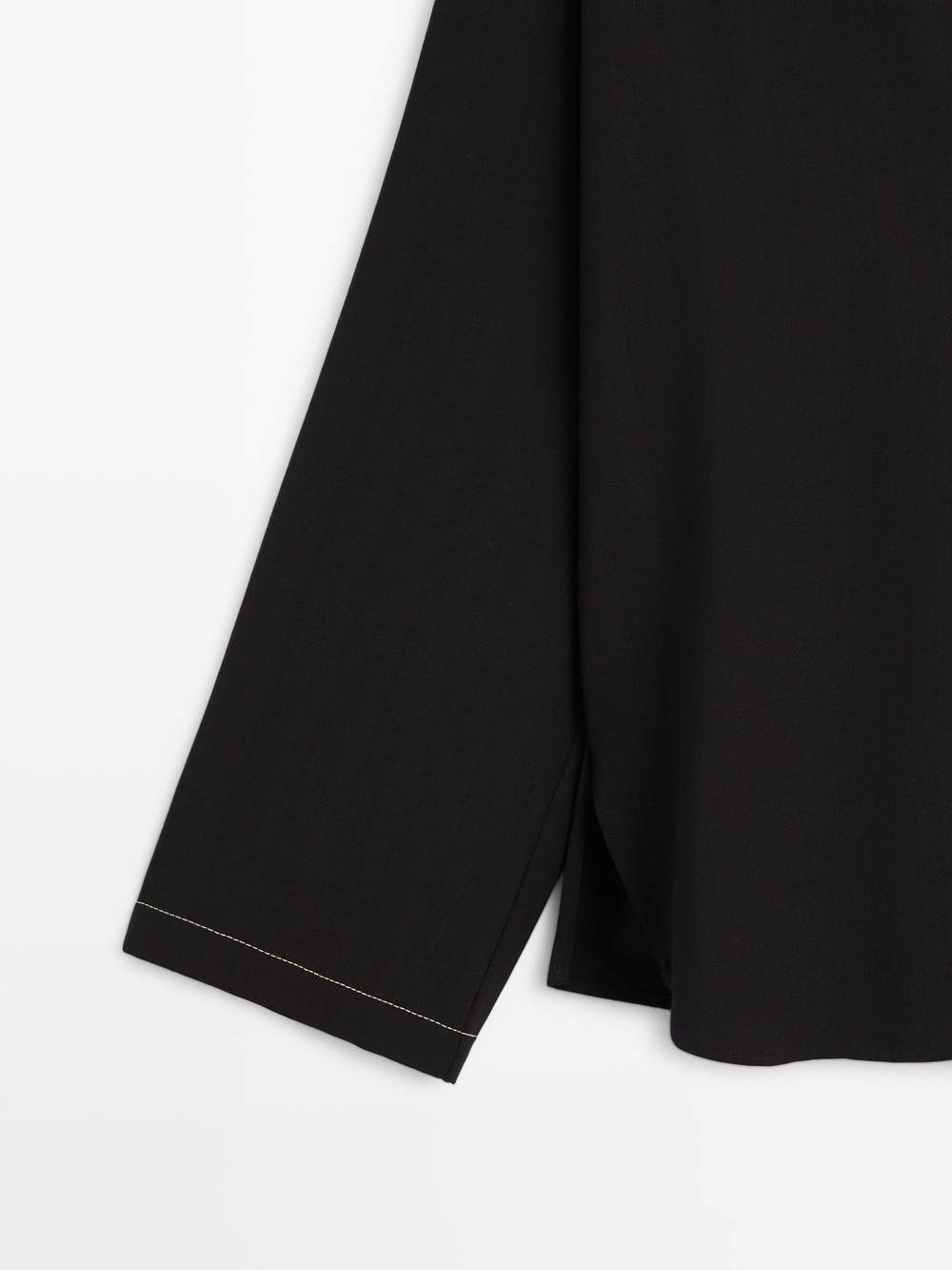 Flowing wool blend overshirt with pocket detail — Product image 10 of 14