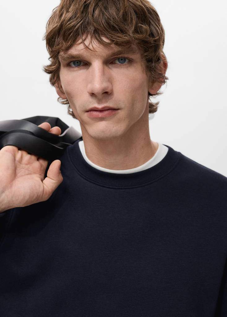 Cotton sweatshirt with soft-touch lining — Product image 22 of 30
