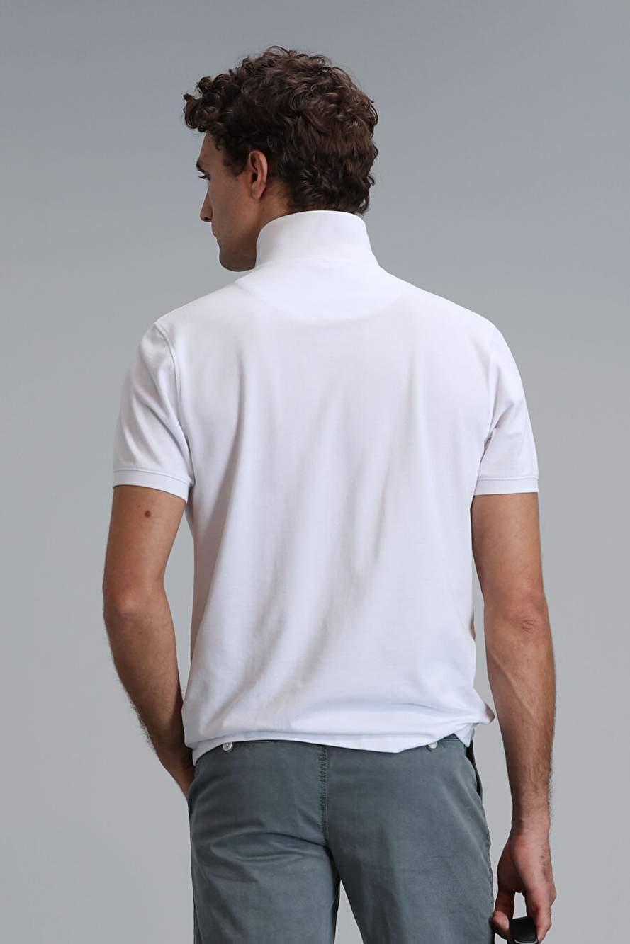 Laon Smart Erkek Polo Tişört Beyaz — صورة المنتج 6 من 6