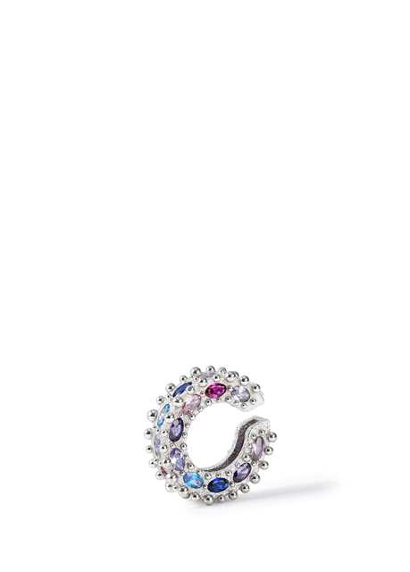 Royal Ear Cuff Classic Silver Plated Women's Earrings