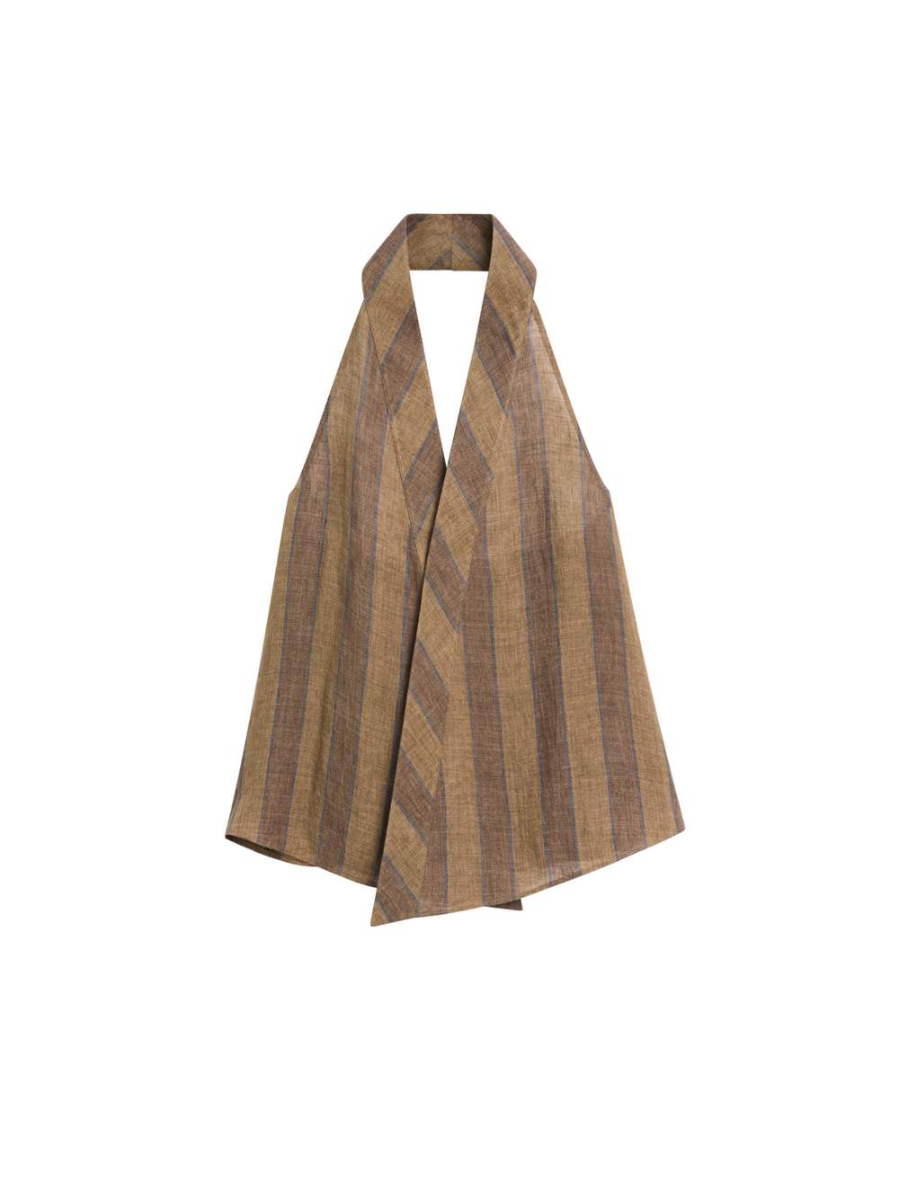 Printed waistcoat with crossover neckline — Product image 17 of 17