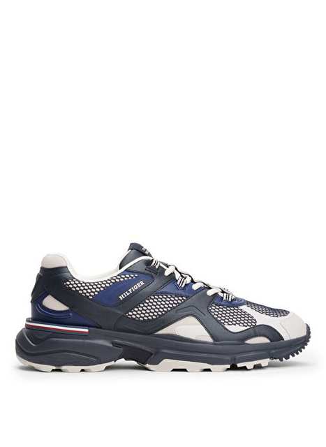 Tommy Hilfiger Beyaz Erkek Sneaker Runner Tech Mix