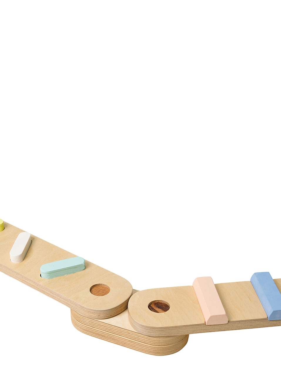 Montessori Doğal Ahşap Denge Kirişi Aktivite Oyuncağı — صورة المنتج 5 من 6