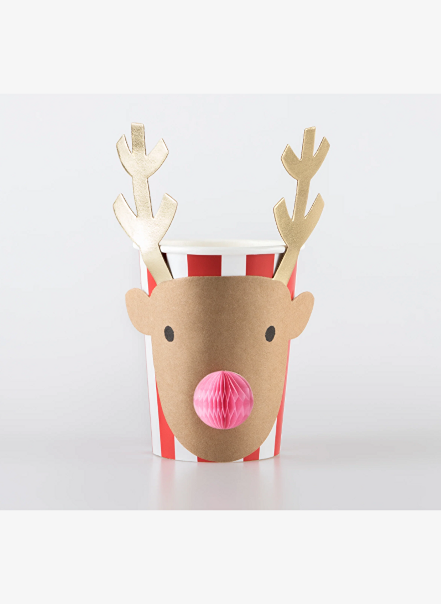 Meri Meri - Christmas Honeycomb Cups - Yeni Yıl Bardak (8'li) — Product image 5 of 5