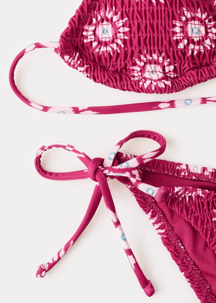 Ruched sun bikini with mid-rise briefs — Product image 12 of 13
