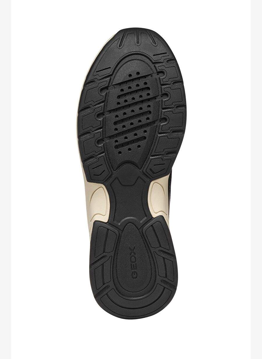 Geox Women's Black D Zalvia A - شبكة  لؤلؤة Gbk الدانتيل سميكة القائمة على جلد حذاء رياضي D55YLA01454C9999 — صورة المنتج 6 من 6