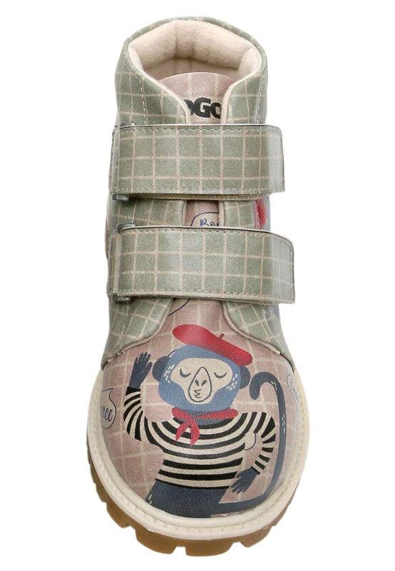 Kids Vegan Leather Multicolor Boots - Bonjour Mon Chéri Design — Product image 5 of 6
