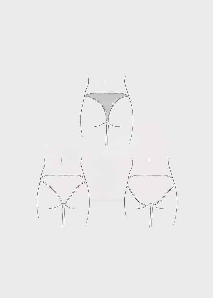 Tie-dye Brazilian bikini bottoms — Product image 7 of 10