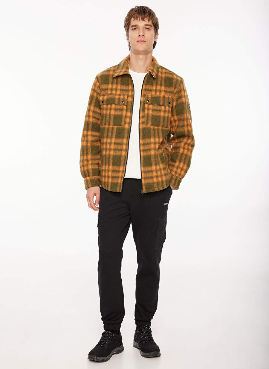 Discovery Expedition Khaki Men's Relaxed Fit Check Jacket D3WM-MNT6 — Product image 6 of 15