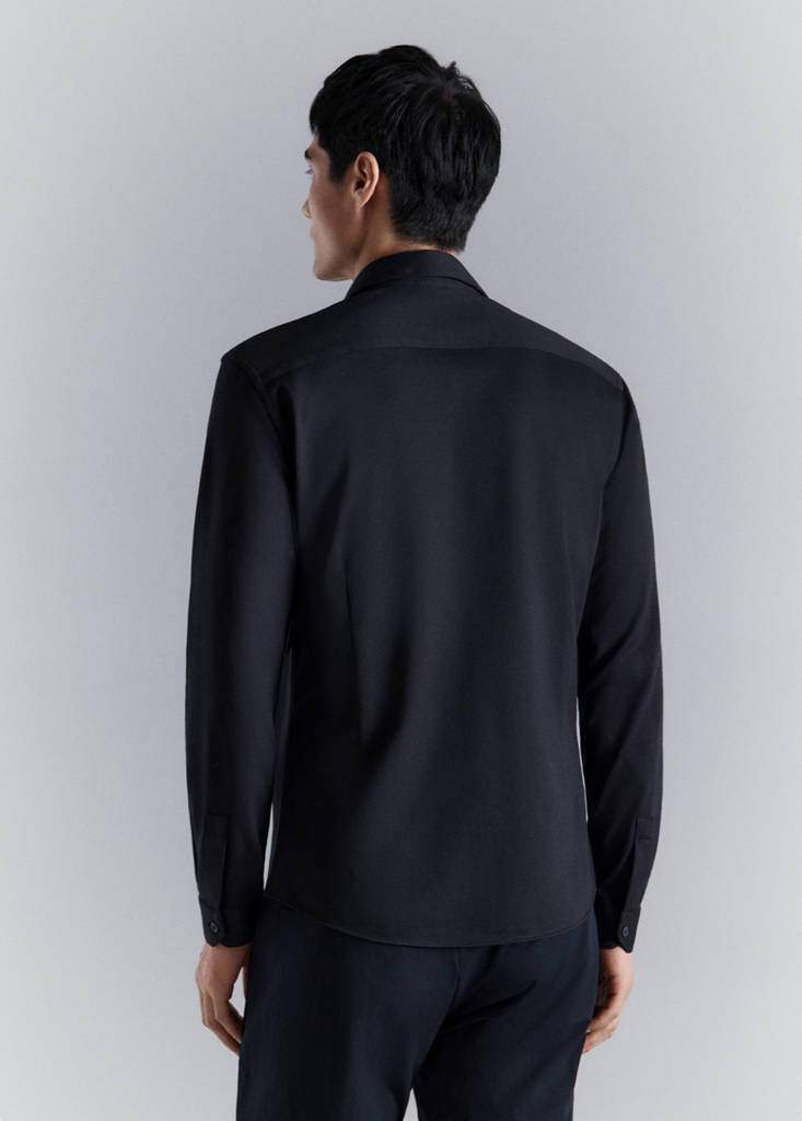 Slim fit comfort stretch non-iron cotton shirt — Product image 18 of 27