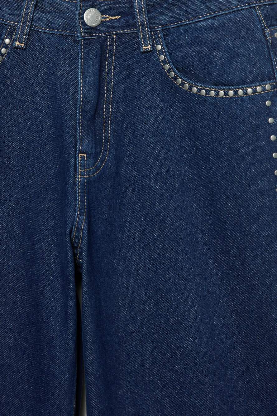 Wide-leg stud jeans — Product image 4 of 60