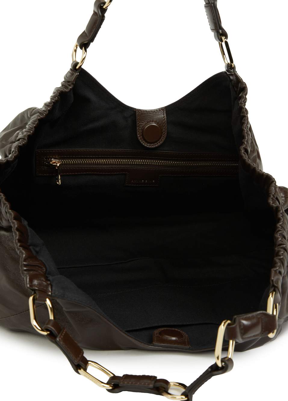 Kate Dark Brown Women's Leather Shopping Bag — Product image 5 of 5