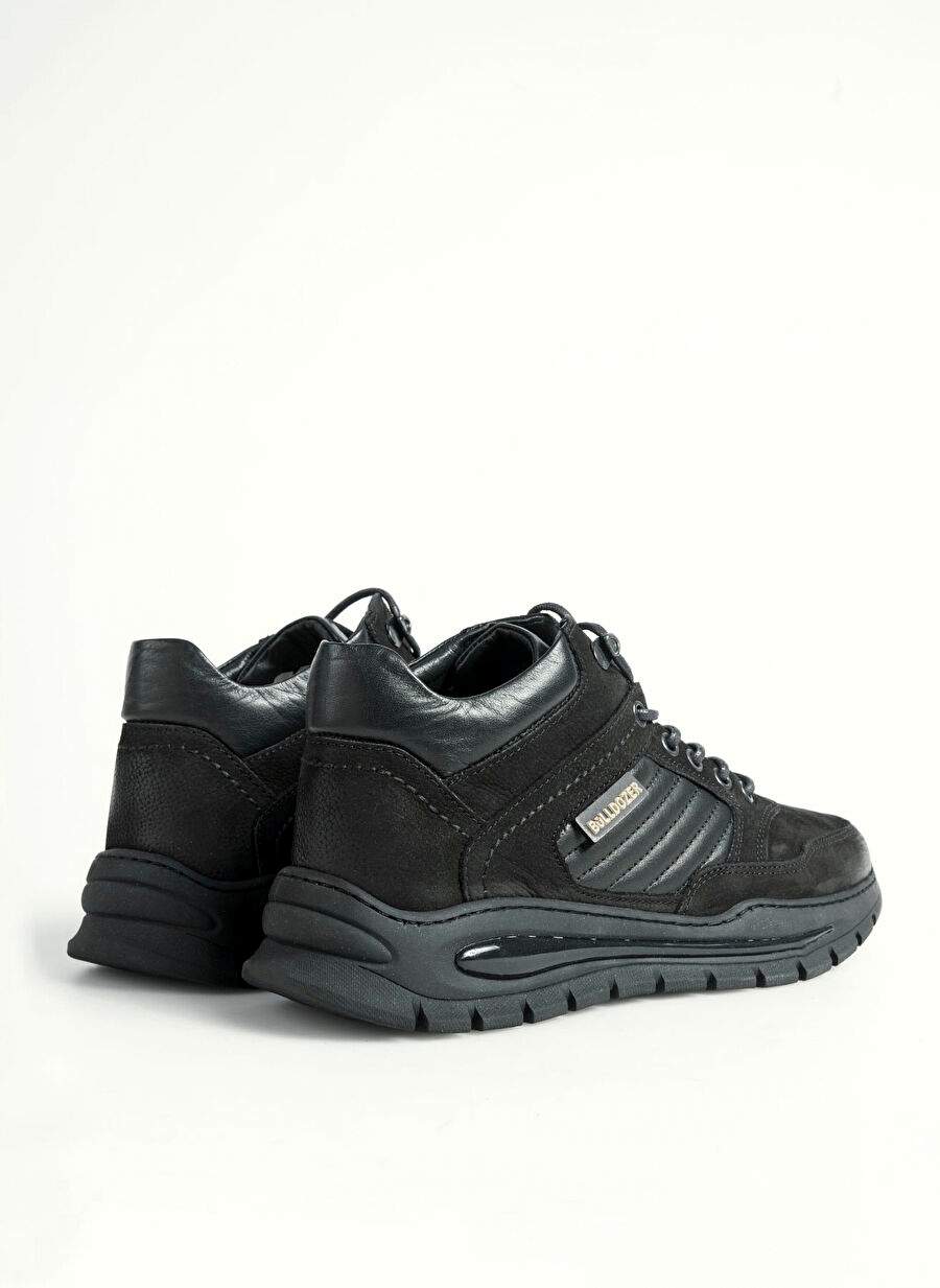 Bulldozer Black Men's Leather Boots BUL-250127 — Product image 3 of 5