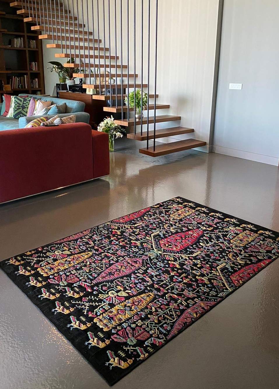 Gabbeh Siyah Halı 135x210 cm — Product image 5 of 7