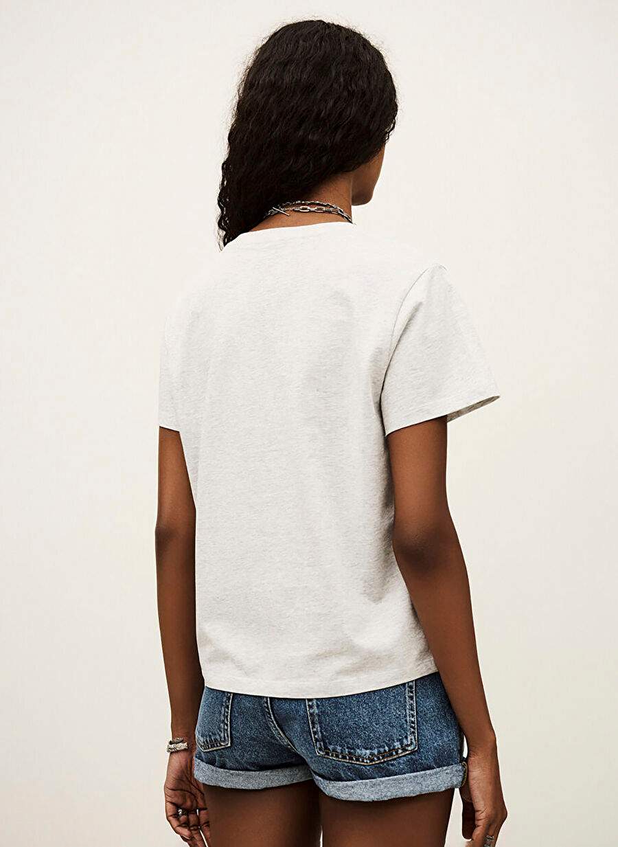 Beyaz Kadn 100 Pamuk T Shirt 1e26ioni — Product image 3 of 7