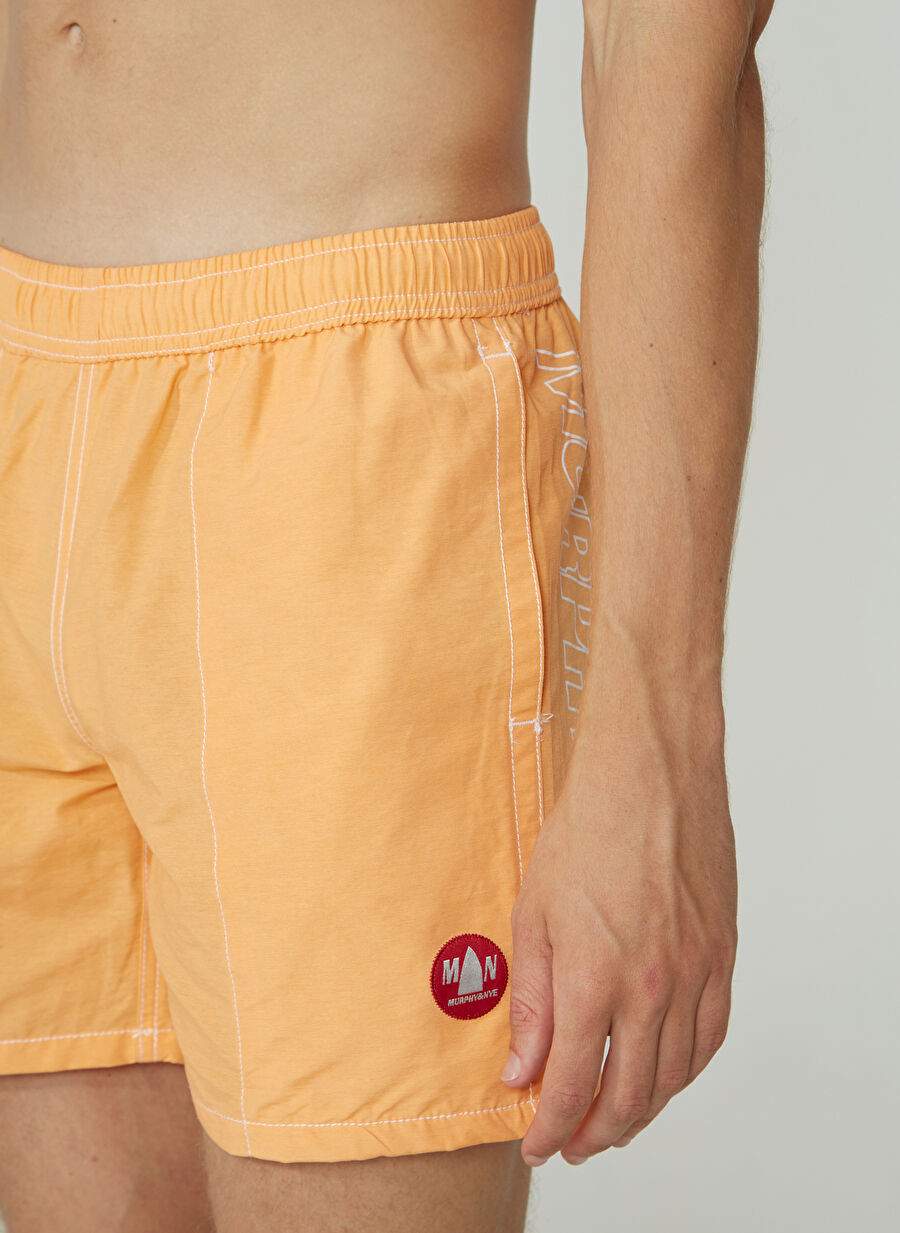 Murphy&Nye Turuncu Erkek Bağlamalı Bel Şort NEW SWIMM BOXER — صورة المنتج 5 من 6