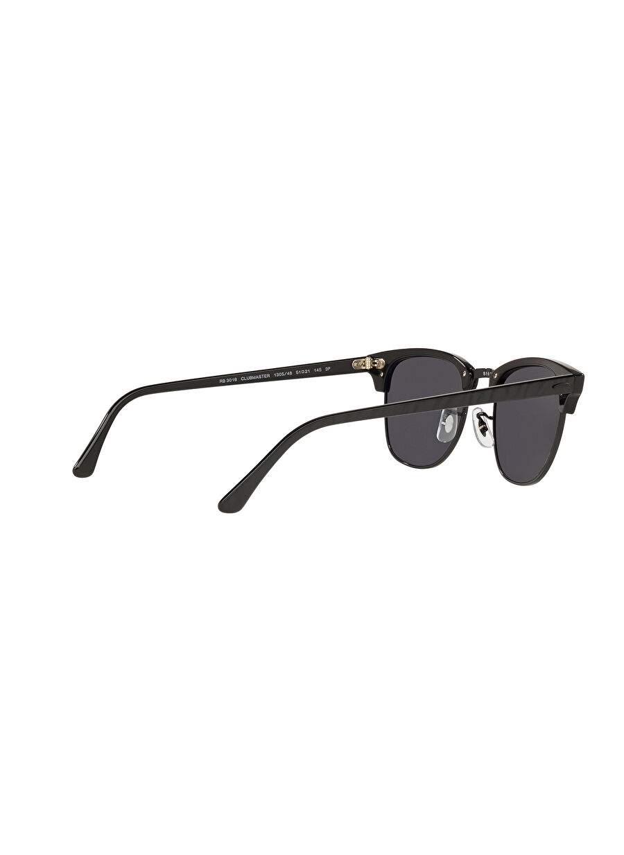 Ray-Ban Clubmaster Classic RB3016 Kare Siyah Unisex Polarize Güneş Gözlüğü — صورة المنتج 9 من 12
